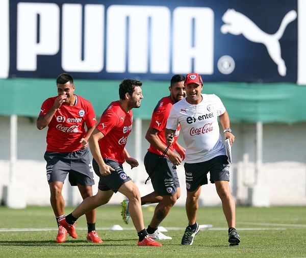 [Fotos] Azules se preparan para enfrentar a Estados Unidos