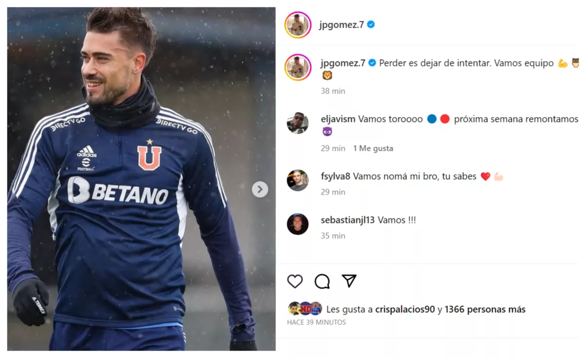 Esperanzador mensaje: Juan Pablo Gómez ya mira el Superclásico