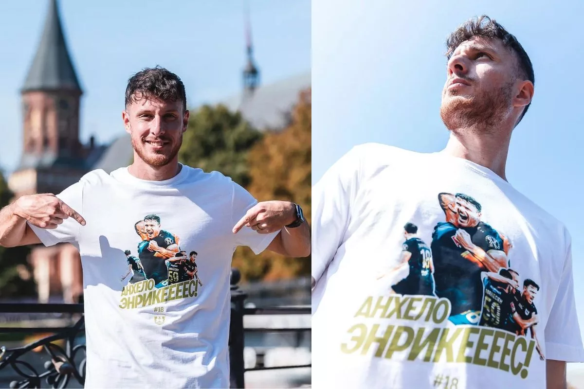 Locura: Tienda oficial del FC Baltika comenzó la venta de camisetas en honor a Ángelo Henríquez y su celebrado gol en Rusia