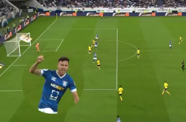 Ángelo Henríquez se subió al cielo para marcar golazo de cabeza en empate del FC Baltika en Rusia