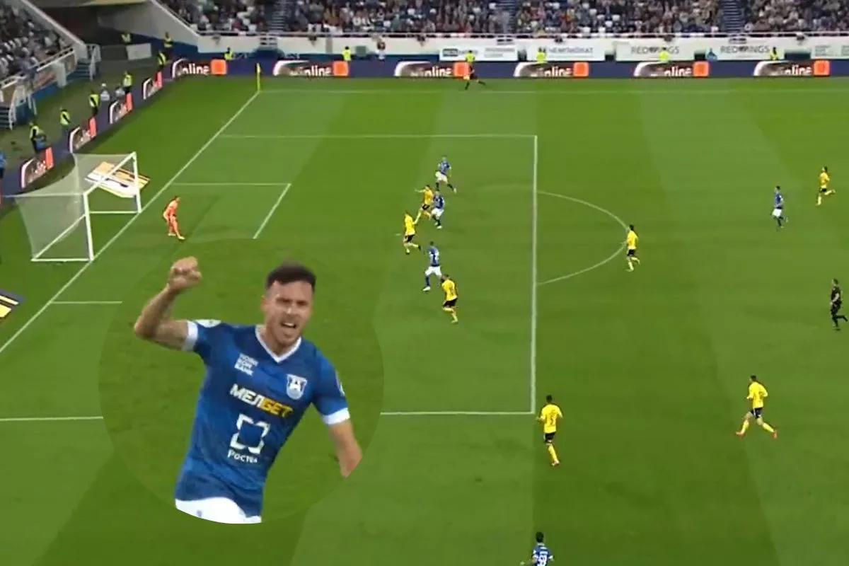 Ángelo Henríquez se subió al cielo para marcar golazo de cabeza en empate del FC Baltika en Rusia