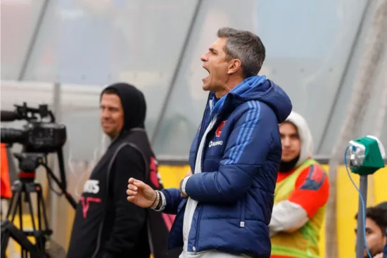 Mauricio Pellegrino destacó la emoción del partido, pero quedó disconforme con la cancha del Santa Laura