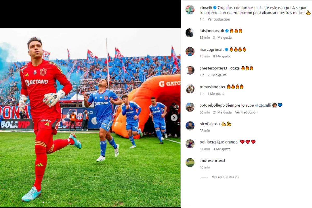 Feliz en la U: Cristopher Toselli saca a la luz su orgullo por formar parte de Universidad Chile