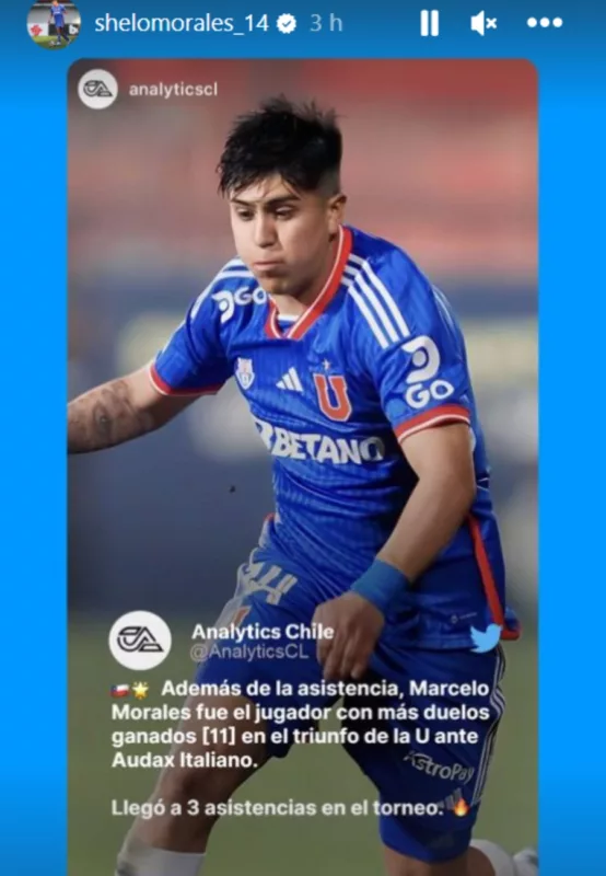 "Vamos nomás m…": Marcelo Morales festeja su asistencia a Nico Guerra revelando el cariñoso apodo al delantero