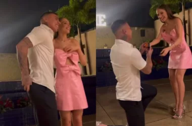 Le dieron el "Sí": Así fue la romántica propuesta de matrimonio de Eduardo Vargas a Juliana Peixoto