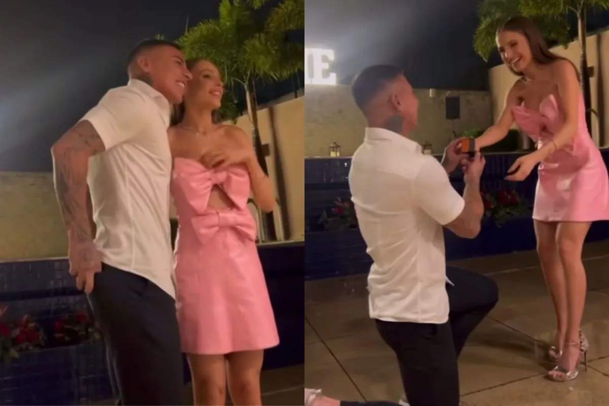 Le dieron el "Sí": Así fue la romántica propuesta de matrimonio de Eduardo Vargas a Juliana Peixoto