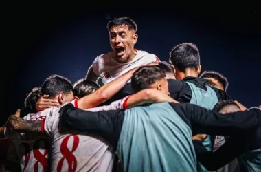 Grito de desahogo: Rodrigo Echeverría es vital en sorprendente triunfo de un necesitado Huracán en la Primera División de Argentina