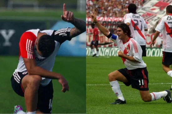 "A lo Matador, de mi época": Jugador de River Plate anotó golazo y lo celebró como Marcelo Salas