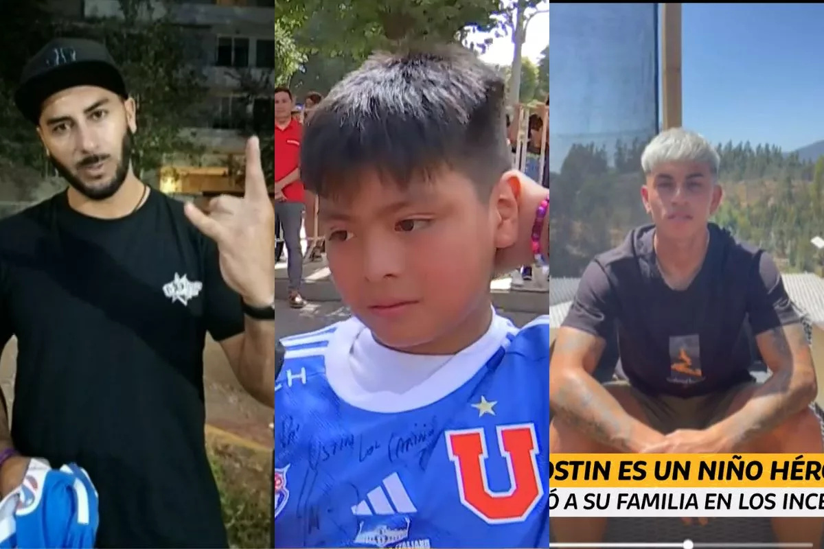 "Por eso soy de la U": Niño héroe de Viña del Mar se emociona con regalos de Johnny Herrera y Maxi Guerrero