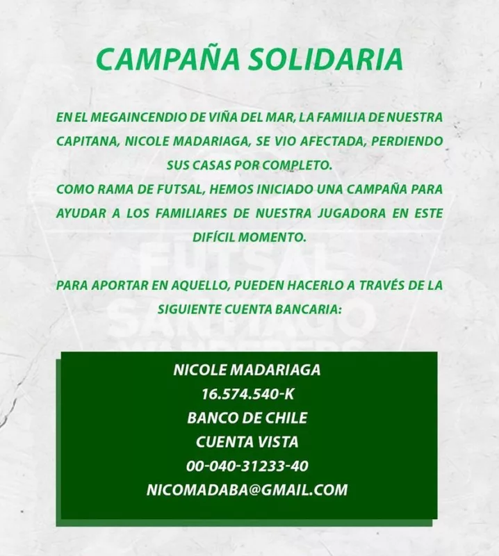 Referente de la U femenina tuvo que evacuar su casa por incendios en Viña del Mar: "Nunca lo había vivido tan cerca"