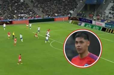 Golón: Darío Osorio le marcó a Francia con potente disparo de fuera del área