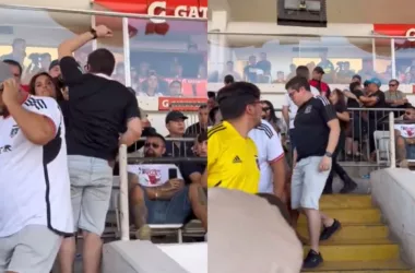 Dejaron a un niño llorando: Agredieron a hinchas de la U en el estadio Monumental