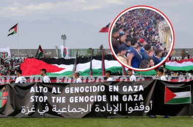 "Hinchas de la U se sumaron a homenaje por Palestina y el club aplaudió el gesto: 