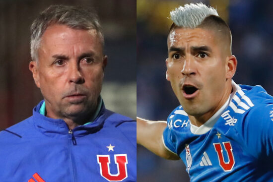 Primer plano de Gustavo Álvarez y Leandro Fernández.