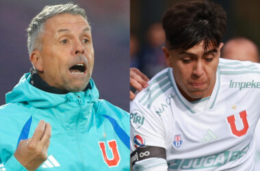 Primer plano de Gustavo Álvarez y Marcelo Morales.