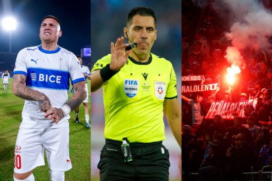 Árbitro del Clásico Universitario presentó lapidario informe: Gestos de Nicolás Castillo, actitud de la barra y golpe a funcionario