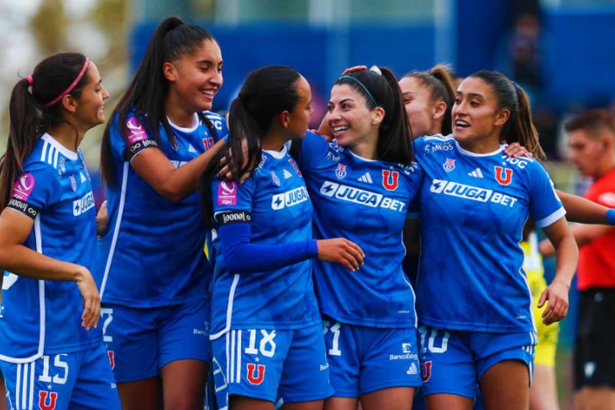 Universidad de Chile femenino punteras Créditos de la foto: Instagram Universidad de Chile femenino