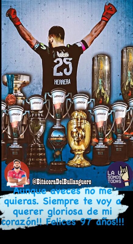 “Aunque a veces no me quieras”: El sentido mensaje de Johnny Herrera por el aniversario 97 de la U