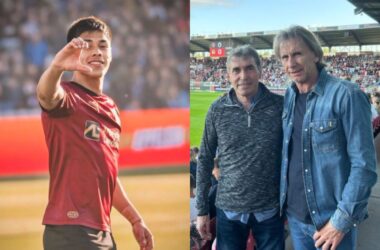 El especial gesto de Ricardo Gareca en primera presentación de Darío Osorio como titular en Champions League