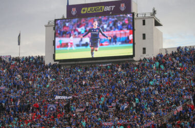 Futbol, Universidad de Chile vs Deportes Copiapo. Fecha 18, campeonato Nacional 2024. Hinchas de Universidad de Chile son fotografiados durante el partido de primera division contra Deportes Copiapo disputado en el estadio Nacional de Santiago, Chile. 04/08/2024 Dragomir Yankovic/Photosport Football, Universidad de Chile vs Deportes Copiapo. 18th turn, 2024 National Championship. Universidad de Chile’s fans are pictured during the first division match against Deportes Copiapo held at the Nacional stadium in Santiago, Chile. 04/08/2024 Dragomir Yankovic/Photosport