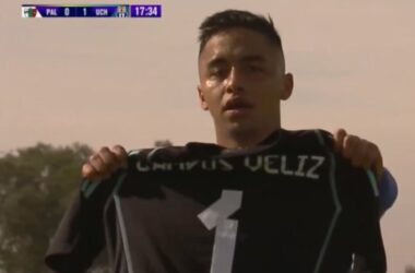 El emotivo gesto de Nicolás Guerra durante partido ante Palestino por Copa Chile