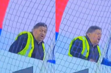 "Es la clara representación": guardia se vuelve viral tras eufórica celebración de gol de la U ante Palestino