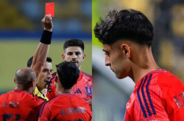 Filtran los registros del VAR en la polémica expulsión de Javier Altamirano del partido ante Everton