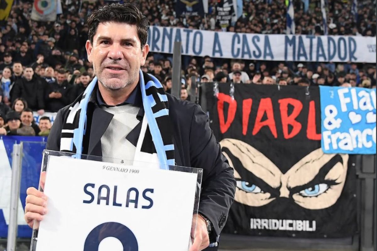 VIDEO | El imponente homenaje que recibió Marcelo Salas en partido de Lazio