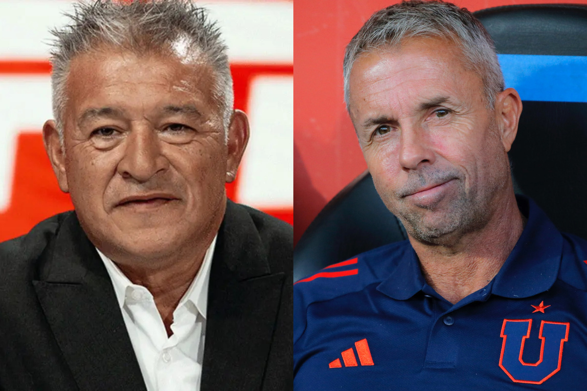 Primer plano de Claudio Borghi y Gustavo Álvarez.