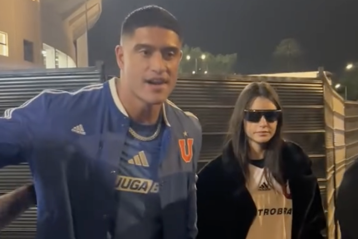 Espectadores de lujo: Emilia Dides y Sammis Reyes vibraron con el triunfo de la U sobre Botafogo