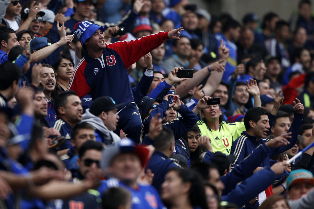 Hinchas Universidad de Chile.