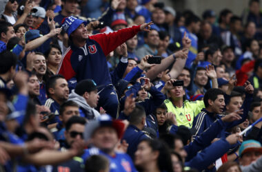 Hinchas Universidad de Chile.