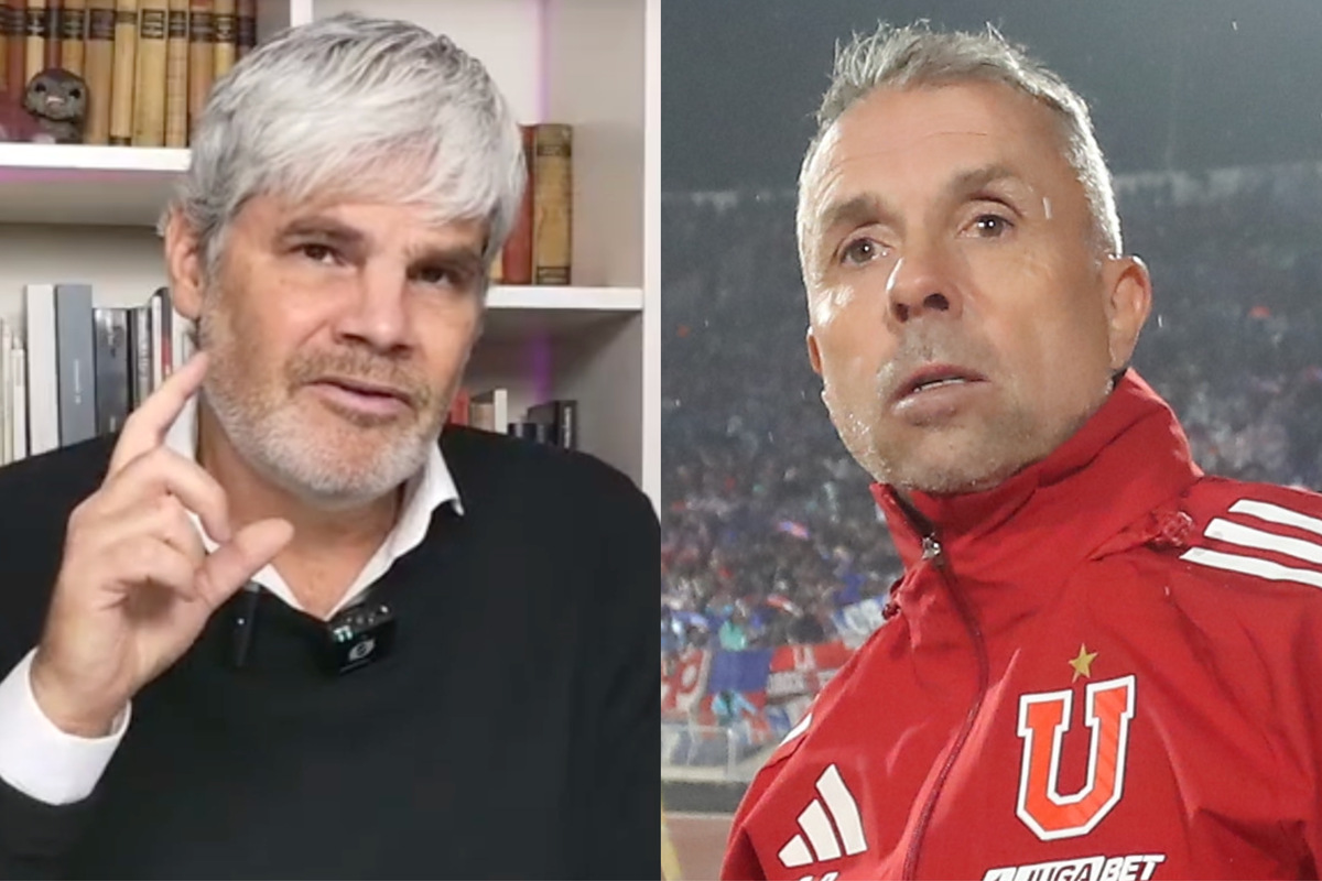 Primer plano de Juan Cristóbal Guarello y Gustavo Álvarez.