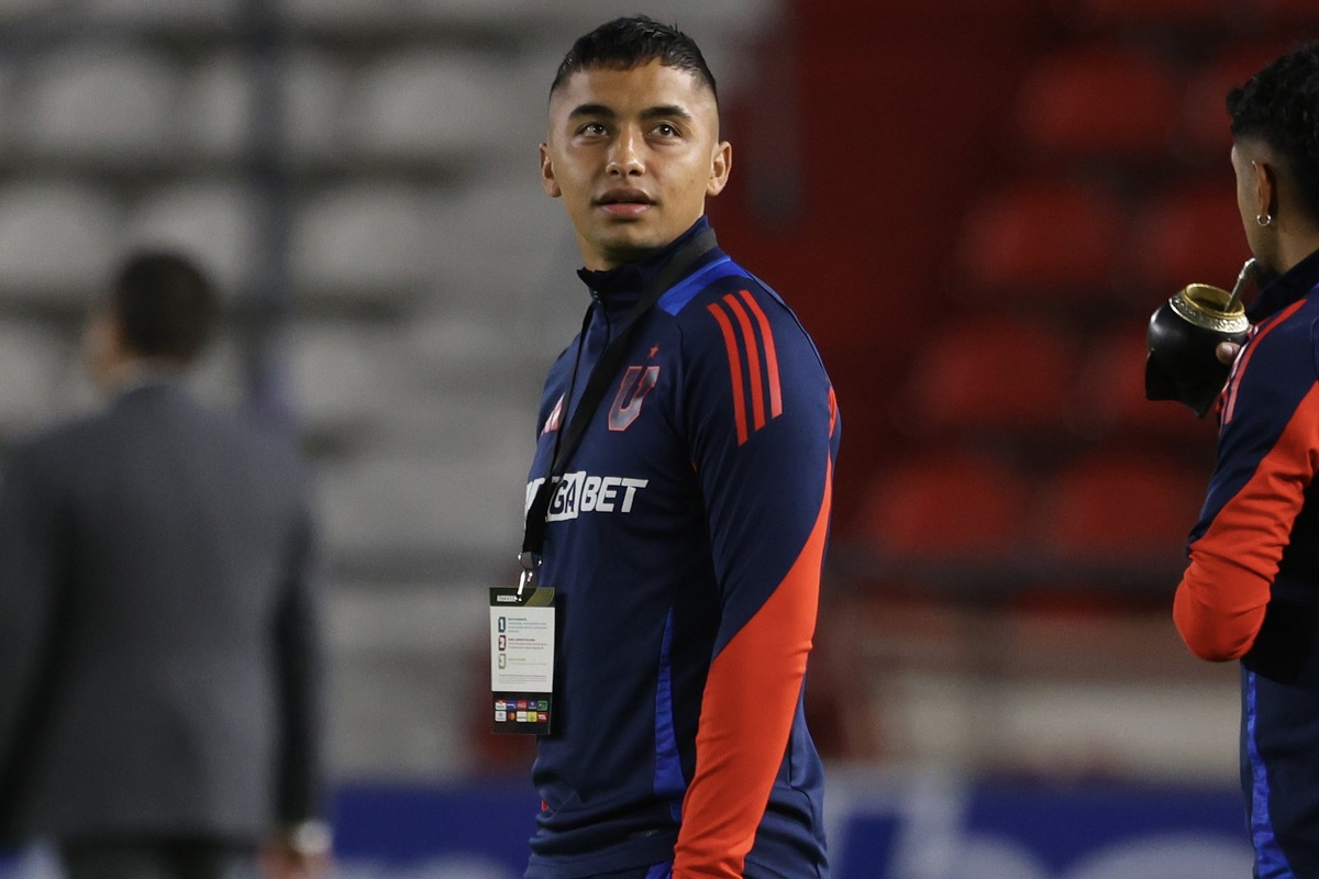 Nicolás Guerra tras el encuentro frente a Estudiantes.