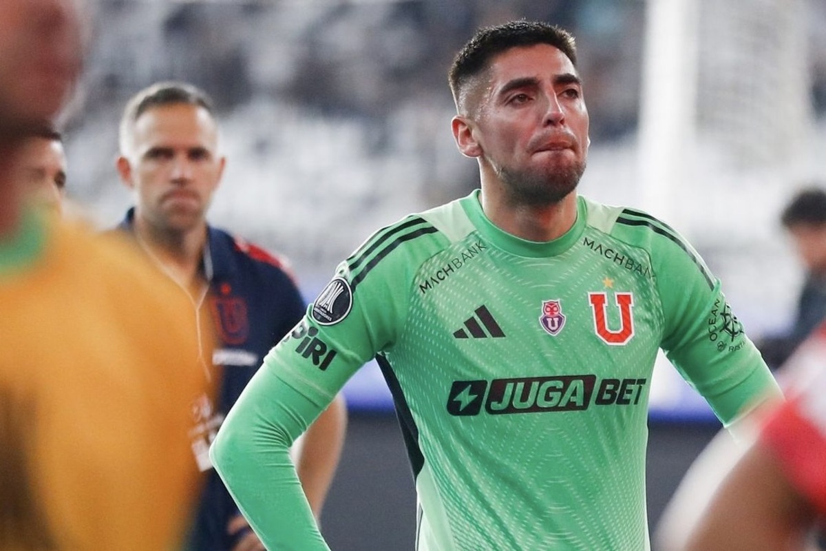 Gabriel Castellón tras el partido ante Botafogo.