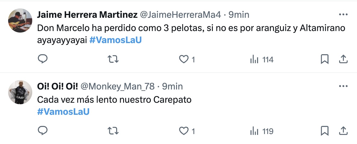 "Con todo el cariño, pero...": Hinchas de la U pierden la paciencia con uno de los más experimentados